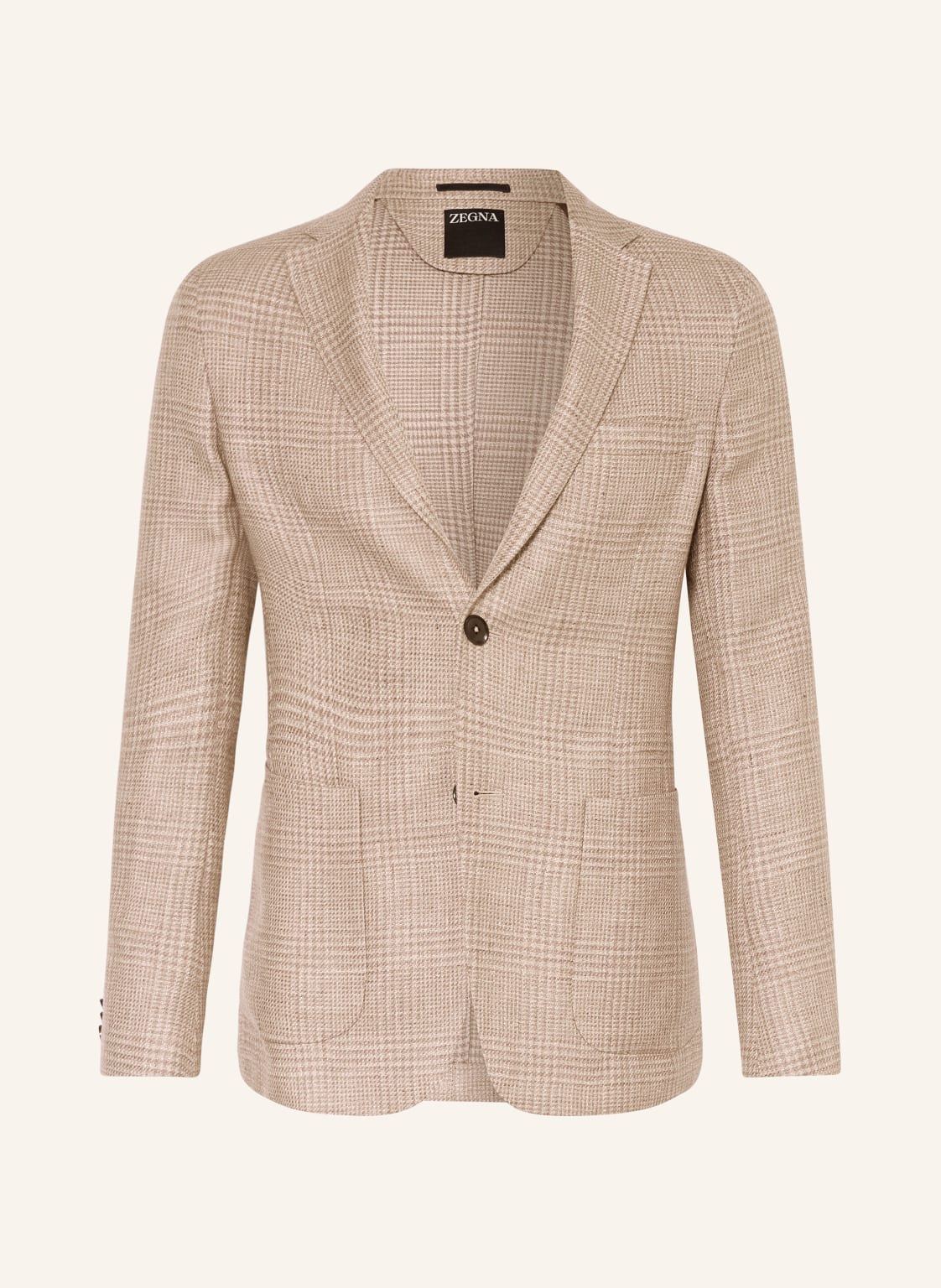 Zegna Sakko Extra Slim Fit Mit Leinen beige von ZEGNA