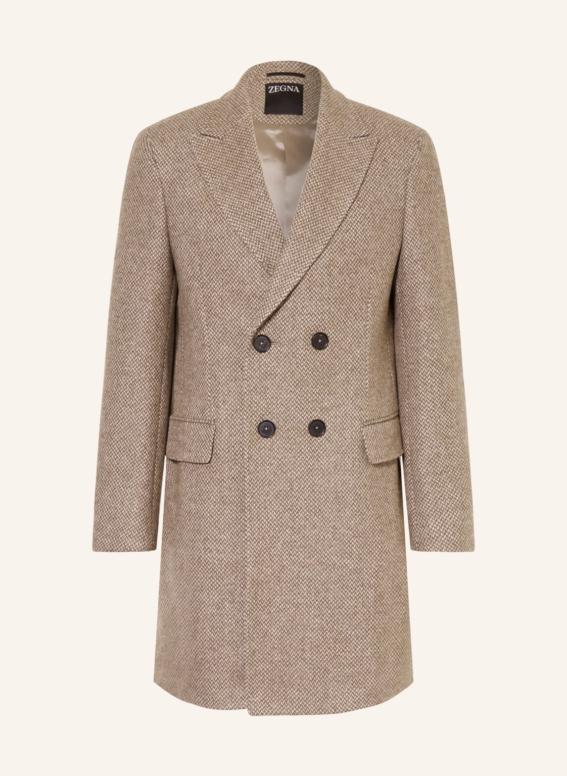 Zegna Wollmantel beige von ZEGNA