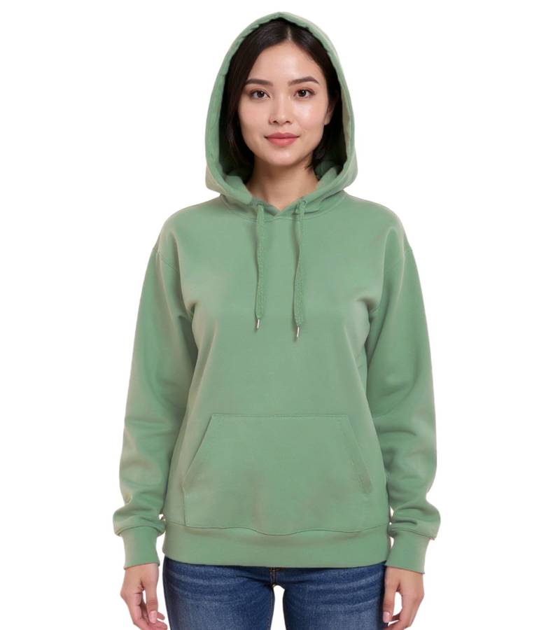 ZEGY Damen Hoodie schlichter Kapuzen-Pullover mit Kängurutasche Sweater 1082 Grün ZEGY Damen Hoodie schlichter Kapuzen-Pullover mit Kängurutasche Sweater 1082 Grün von ZEGY