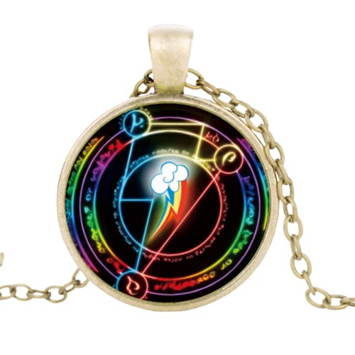 Arcane Circle My Friendship is Magic MLP inspirierter Glas-Cabochon-Anhänger, Zink von ZEIA3