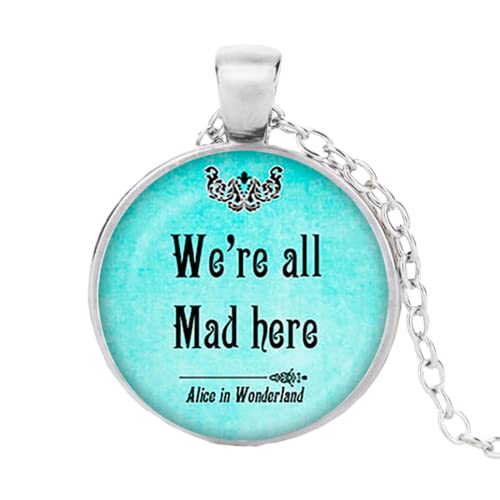 I'm Not Crazy Handmade We are all made here Anhänger Halskette Glas Cabochon Schmuck Accessoires, Zinklegierung I'm Not Crazy Handmade We are all made here Anhänger Halskette Glas Cabochon Schmuck Accessoires, Zinklegierung von ZEIA3