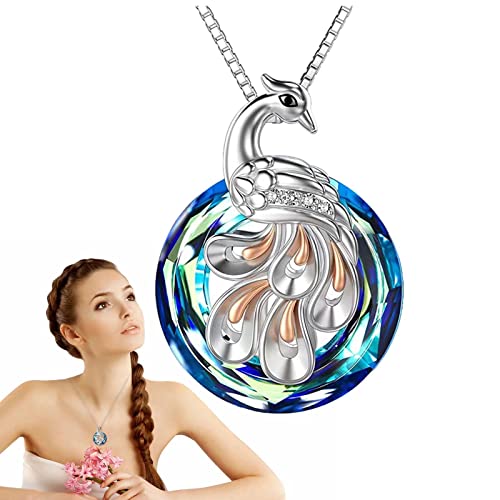 ZEKKLE Kristall Phönix Anhänger Halskette - Phoenix Nirvanas of Phoenix Halskette - Weibliche Schmuckgeschenke mit Kristall, Geschenk für Halskette von Freunden, Liebhaber von Mädchen, Kristall ZEKKLE Kristall Phönix Anhänger Halskette - Phoenix Nirvanas of Phoenix Halskette - Weibliche Schmuckgeschenke mit Kristall, Geschenk für Halskette von Freunden, Liebhaber von Mädchen, Kristall von ZEKKLE