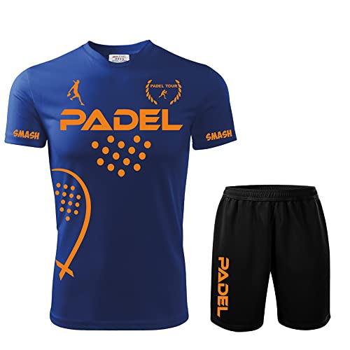 ZENA Kit Trikot Shorts Fluorescent Padel t-Shirt Paddle World Smash Tennis Competition von ZENA