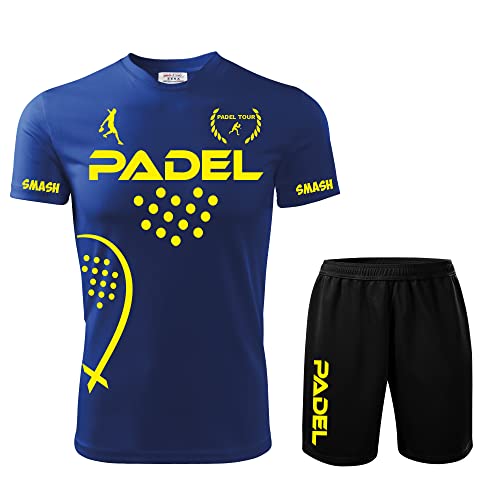 ZENA Kit Trikot Shorts Fluorescent Padel t-Shirt Paddle World Smash Tennis Competition von ZENA