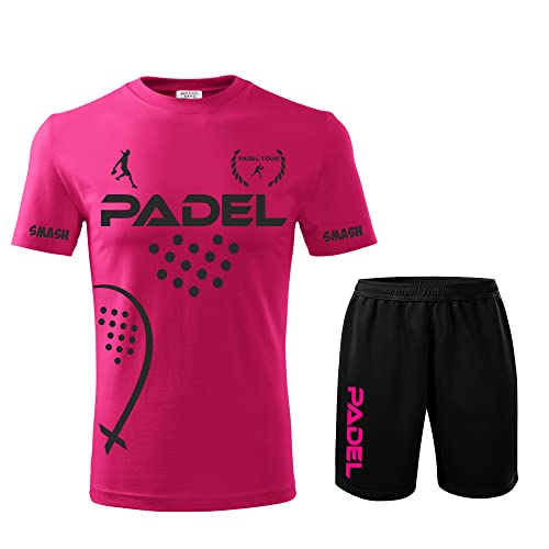 ZENA Kit Trikot Shorts Fluorescent Padel t-Shirt Paddle World Smash Tennis Competition von ZENA