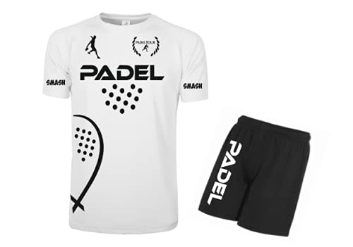 ZENA Kit Trikot Shorts Fluorescent Padel t-Shirt Paddle World Smash Tennis Competition von ZENA