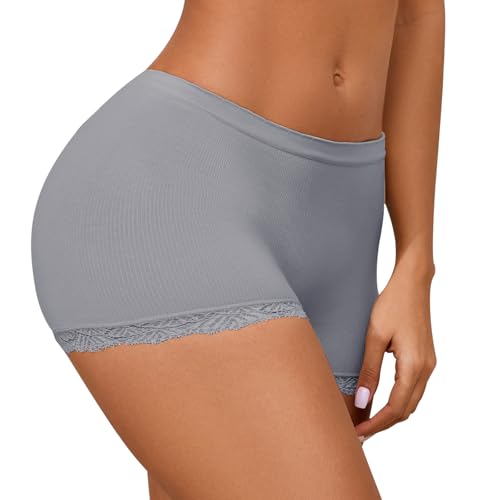 ZENGSING Bauchweg Unterwäsche Damen Miederslip Po Heber Unterhose Hip Enhancer Shapewear Gepolstert Miederhose UnterwäSche (DE/NL/SE/PL, Alphanumerisch, M, Regular, Regular, Grau) von ZENGSING