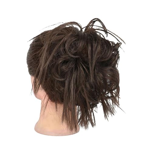 Haarteile Perücke for Damen, mehrfarbig, natürlich, flauschig, exquisites modisches Make-up-Tool, Hochtemperatur-Fälschung, Pferdeschwanz-Zopfperücke for zu Hause Dutthaar(Pink) von ZENGXJYCQINGJIANG