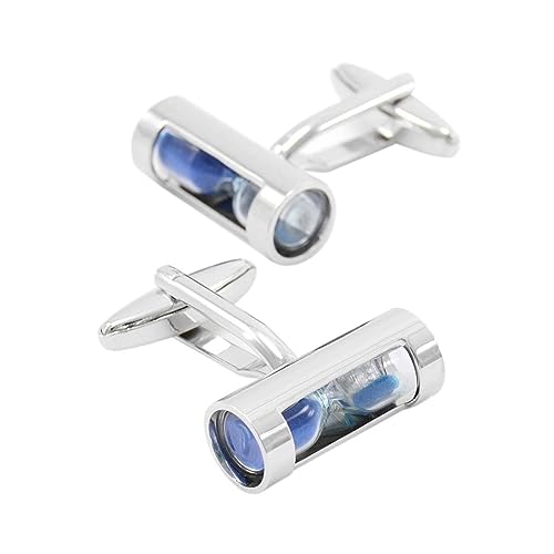 ZENGXJYCQINGJIANG anstecknadel Herren Anzug Blaue Sanduhr-Manschettenknöpfe, Herren-Hemd-Manschettenknopf-Zubehör manschettenknöpfe ZENGXJYCQINGJIANG anstecknadel Herren Anzug Blaue Sanduhr-Manschettenknöpfe, Herren-Hemd-Manschettenknopf-Zubehör manschettenknöpfe von ZENGXJYCQINGJIANG