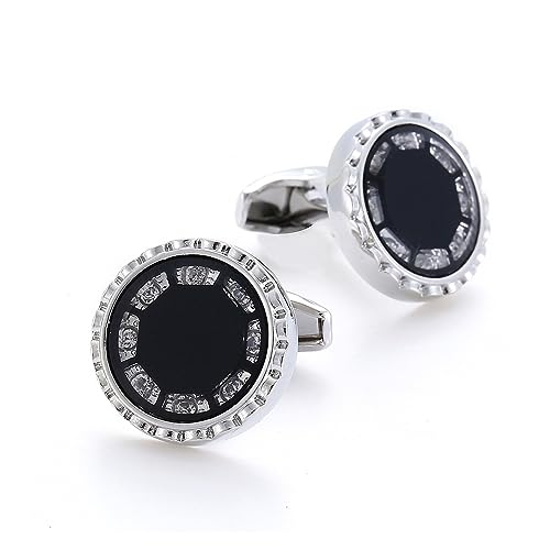 ZENGXJYCQINGJIANG anstecknadel Herren Anzug Kristall Business Manschettenknöpfe Herren Täglich Bankett Hochzeit Schmuck Strass Hemd Manschettenknöpfe Golden manschettenknöpfe von ZENGXJYCQINGJIANG