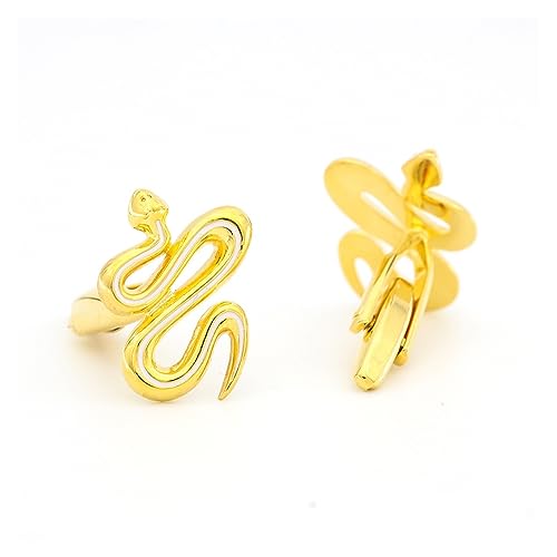 ZENGXJYCQINGJIANG anstecknadel Herren Anzug Manschettenknöpfe mit Goldener Schlange aus der Animal-Serie. Manschettenknöpfe for Herren und Damen manschettenknöpfe ZENGXJYCQINGJIANG anstecknadel Herren Anzug Manschettenknöpfe mit Goldener Schlange aus der Animal-Serie. Manschettenknöpfe for Herren und Damen manschettenknöpfe von ZENGXJYCQINGJIANG