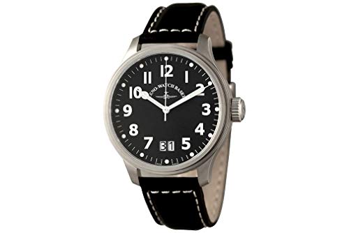 Zeno-Watch - Armbanduhr - Herren - Oversized Pilot Big Date Q - 4268-7003BQ-a1 von ZENO-WATCH BASEL