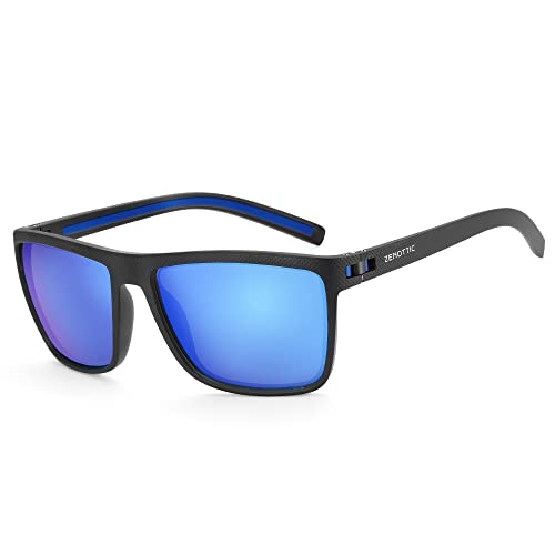 ZENOTTIC Polarisierte Sonnenbrille Herren Leichte TR90 Rahmen UV400 Schutz Quadrat Sonnenbrillen von ZENOTTIC