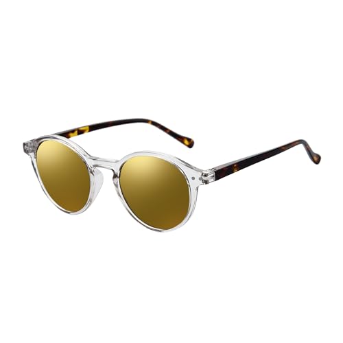 ZENOTTIC Sonnenbrille Polarisiert Rund Retro Klassisch UV 400 Schutz Vintage Rahmen f¨¹r Herren Damen ¡" von ZENOTTIC