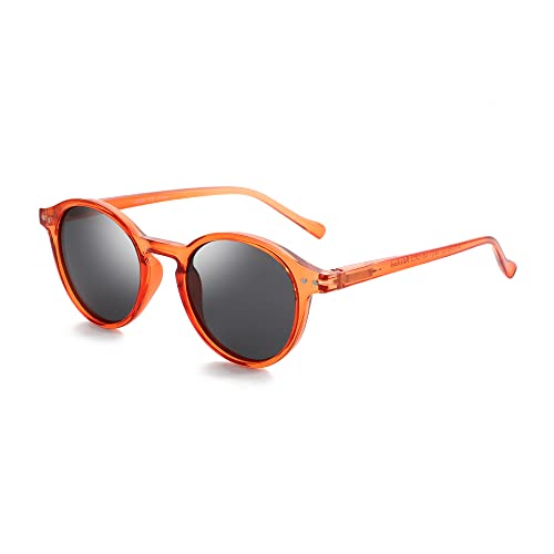 ZENOTTIC Sonnenbrille Polarisiert Rund Retro Klassisch UV 400 Schutz Vintage Rahmen für Herren Damen von ZENOTTIC