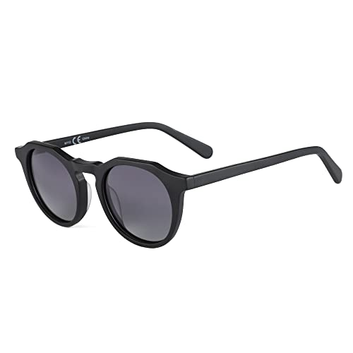 ZENOTTIC Vintage Polarisierte Sonnenbrille für Herren und Damen Retro Rund mit UV400 Schutz von ZENOTTIC