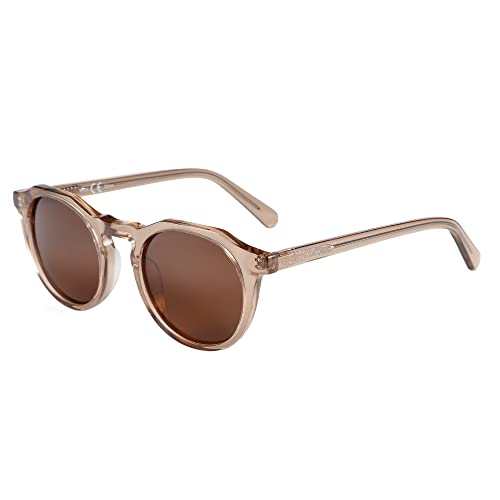 ZENOTTIC Vintage Polarisierte Sonnenbrille für Herren und Damen Retro Rund mit UV400 Schutz von ZENOTTIC