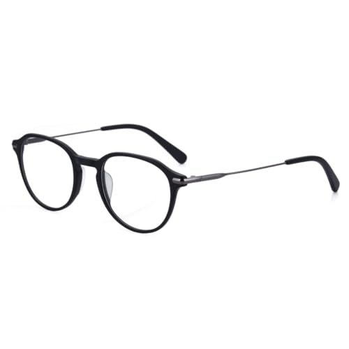 ZENOTTIC Vintage Runden Brillenrahmen Nerdbrille Ohne Sehstärke Retro Klare Linse Gläser für Damen und Herren von ZENOTTIC