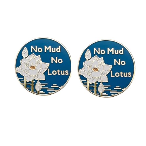 2 Stück No Mud No Lotus Emaille Pins Inspirierendes Zitat Lotusblume Anstecknadeln Herren Damen Metalllegierung Anstecknadeln 2 Stück No Mud No Lotus Emaille Pins Inspirierendes Zitat Lotusblume Anstecknadeln Herren Damen Metalllegierung Anstecknadeln von ZENRUIMING