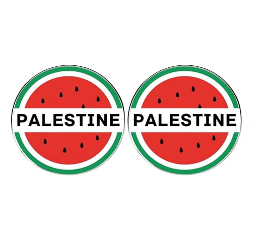 2 Stück Peace Palästina Runde Button Pins Palästina Wassermelone Anstecknadeln Herren Damen Metalllegierung Abzeichen 2 Stück Peace Palästina Runde Button Pins Palästina Wassermelone Anstecknadeln Herren Damen Metalllegierung Abzeichen von ZENRUIMING