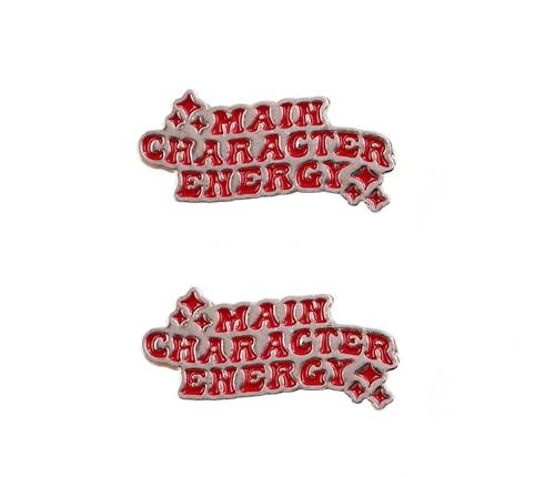 Hauptfigur Energie Emaille Pin 2er Set Legierung Button Pin Abzeichen Niedliche Retro Anstecknadel für Rucksack Jacke Hut Kleidung Geschenke von ZENRUIMING