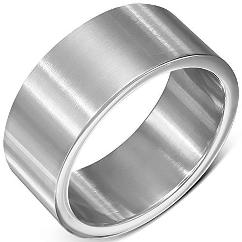 ZENSE - Breiter Herrenring aus matt versilbertem Edelstahl zur Hochzeit oder Verlobung ZR0103 ZENSE - Breiter Herrenring aus matt versilbertem Edelstahl zur Hochzeit oder Verlobung ZR0103 von ZENSE