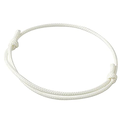 ZENSE - Feines weißes Armband für Männer verstellbarem gewachstem Seil ZB0362 ZENSE - Feines weißes Armband für Männer verstellbarem gewachstem Seil ZB0362 von ZENSE
