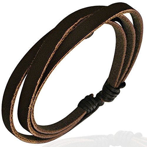 ZENSE - Herrenarmband aus Leder einfarbig ZB0037 ZENSE - Herrenarmband aus Leder einfarbig ZB0037 von ZENSE