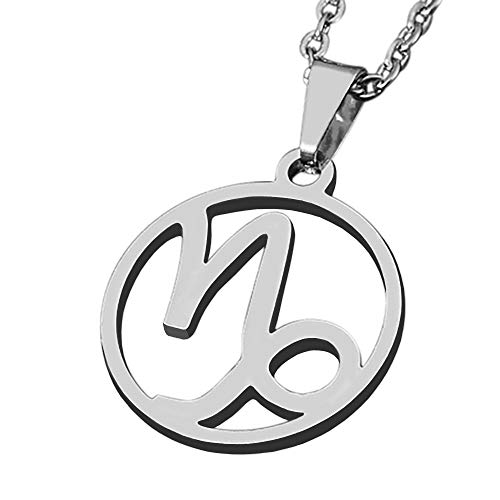 ZENSE - Sternzeichen-Halskette für Männer, Durchmesser 2 cm, mit Kette von ZENSE