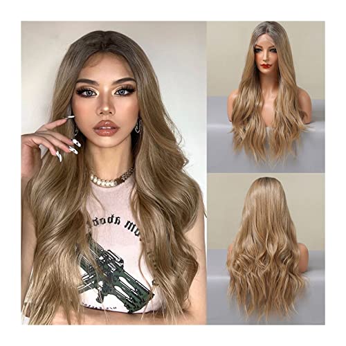 Gewellte Spitzenperücken Blonde Ombre Wavy Lace Front Perücke for Frauen 24 Zoll Hohe Dichte Synthetische Perücken mit Babyhaare Hitzebeständige transparente Spitzeperücke Synthetische Perücken Natürl Gewellte Spitzenperücken Blonde Ombre Wavy Lace Front Perücke for Frauen 24 Zoll Hohe Dichte Synthetische Perücken mit Babyhaare Hitzebeständige transparente Spitzeperücke Synthetische Perücken Natürl von ZENY896V