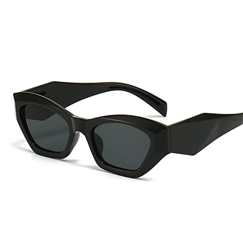ZENYS Polygon Katzenaugen-Hip-Hop-Sonnenbrillen For Männer Und Frauen, Modische Dekorative Sonnenbrillen (Color : B, Size : 1) von ZENYS