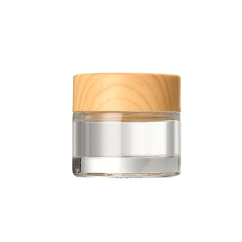 1 x Glas-Kosmetikbehälter mit Deckel, Make-up-Probenbehälter für Lotion, Creme, Reisen, Kosmetik-Organizer, Make-up-Probenbehälter von ZEPFJHE