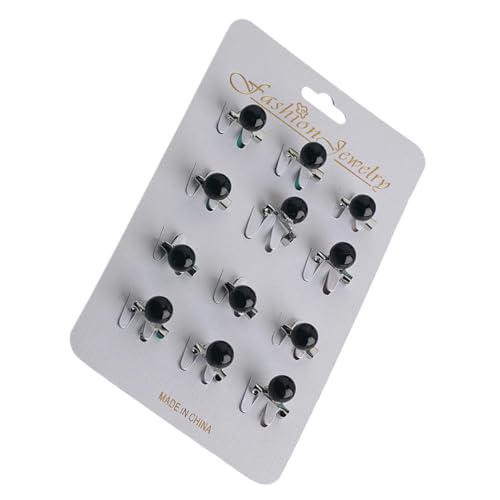 12pcs Seidenschal Sicherheitsstifte Für Frauen Imitation Perlen Hijab Kopftücher Pin Muslime Kopfbedeckung Sicherere Brosche Accessoires Hijab Pins Für Muslime Frauen von ZEPFJHE