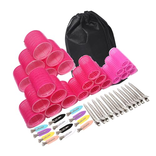 6pcs Haarroller Kits Lockener Mit Großem Haarclip Styling Accessoires Für Mühelos Hitzfreies Frisur Locken Set Zum Styling von ZEPFJHE