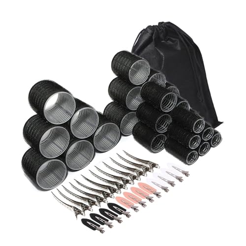 6pcs Haarroller Kits Lockener Mit Großem Haarclip Styling Accessoires Für Mühelos Hitzfreies Frisur Locken Set Zum Styling von ZEPFJHE