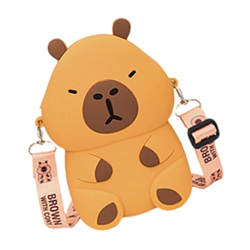 Auffällige Umhängetaschen Schöne Animal Crossbody Taschen Für Mädchen Und Frauen Cartoon Satchel Geldbeutel Freizeitstil Capybara Themengeschenk von ZEPFJHE
