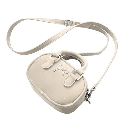 Damentasche mit schönen Schleifen, Umhängetasche, koreanischer Stil, Umhängetasche, Bowling, kleine Kuriertasche für den täglichen Gebrauch, Bowling, kleine Schulter, schöne Schleifen, Crossbody von ZEPFJHE