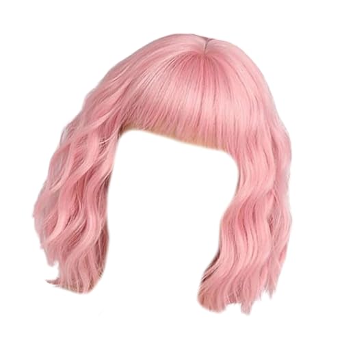 Frauen Natürliche Lockige Perücken Synthetische Lockige Stirnband Hochleistungen Für Mode Frauen Easy Wear Bob Perücken von ZEPFJHE