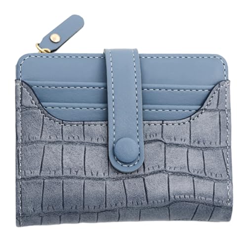 Geldbörsen für Damen, Mädchen, Damen, kleine Geldbörsen, Münztaschen, Kartenhalter, PU-Leder, modische Geldbörse, Wechselgeldbörse, blau Geldbörsen für Damen, Mädchen, Damen, kleine Geldbörsen, Münztaschen, Kartenhalter, PU-Leder, modische Geldbörse, Wechselgeldbörse, blau von ZEPFJHE