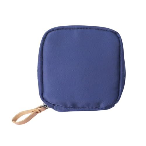 Kompakte Lippenstift-Kosmetiktasche, Kulturbeutel, hält Ihre Gegenstände ordentlich und zugänglich, für stilvolle Frauen, multifunktionale Kosmetiktasche für Reisen und Fitnessstudio, blau, Mass von ZEPFJHE