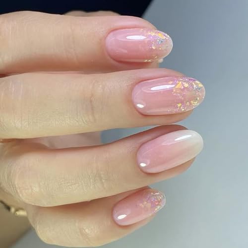 Künstliche Fingernägel, zum Aufdrücken auf künstliche Fingernägel, Glitzer-Designs, französische Spitzen, Acrylkleber, Nägel für Frauen, transparent, 24 Stück Künstliche Fingernägel, zum Aufdrücken auf künstliche Fingernägel, Glitzer-Designs, französische Spitzen, Acrylkleber, Nägel für Frauen, transparent, 24 Stück von ZEPFJHE