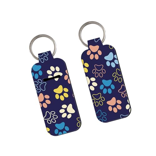 Lippenstift-Halter, Ringe, Katzenkralle, Lippenbalsam, Schlüsselanhänger, tragbare Hülle für den täglichen Gebrauch, Katzenkralle, Lippenbalsam, Ringe für Reisen, a von ZEPFJHE