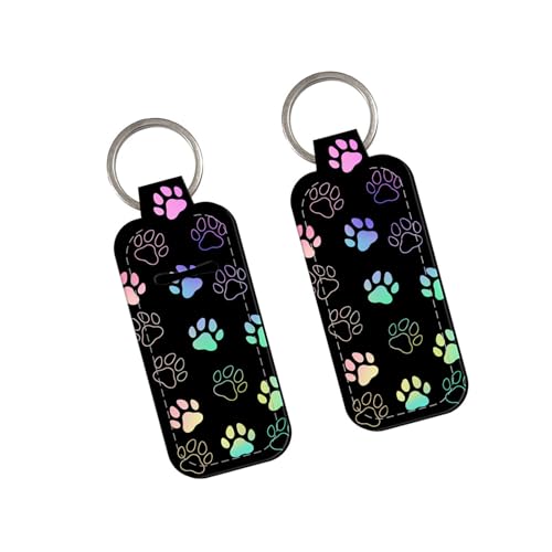 Lippenstift-Halter, Ringe, Katzenkralle, Lippenbalsam, Schlüsselanhänger, tragbare Hülle für den täglichen Gebrauch, Katzenkralle, Lippenbalsam, Ringe für Reisen, e von ZEPFJHE