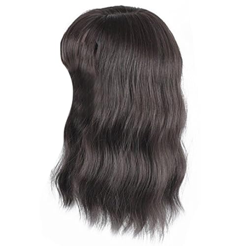 Mädchen Hair Piece Hair Extension Bangs Cosser Kopfbedeckungen Chignons Zeigen Kleine Gesicht Vielseitige Lockige Perücken Täglich Verschleiß Synthetischer Haaropper Für Tägliche Verschleiß von ZEPFJHE