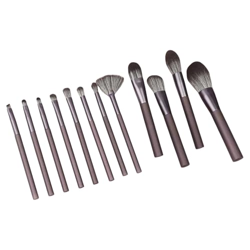Make-up-Pinsel-Set, 12-teilig, synthetisch, flüssig, Puder, Concealer, Lidschatten, Rouge, Pinsel-Set, professionelles Set von ZEPFJHE