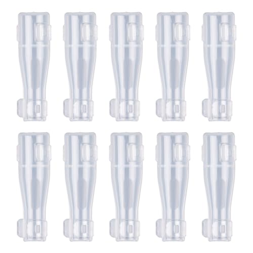 Make-up-Pinselabdeckungen, Schutz, Make-up-Pinsel-Organizer, hält die Pinsel sauber, wiederverwendbar, Kosmetikhalter, 10 Stück von ZEPFJHE