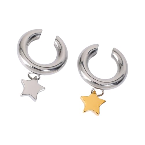 Mode Sternohrmanschette Rostfreie Stahlohrschmuck Trendy Sternohrring Aus Rostfreiem Stahl von ZEPFJHE