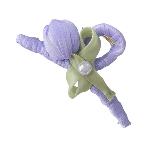Moderne Blumen Haarnadel Vielseitig Stoff Haar Ornament Kopfbedeckungshaarstück Für Tägliche Verschleiß Und Besonderer Anlass von ZEPFJHE
