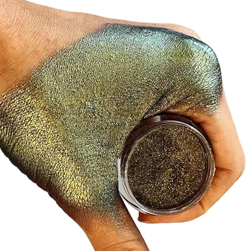 MultiChromes Lidschatten-Make-up-Palette, intensive Farbwechsel, metallisch, lose Lidschatten, intensive Farbwechsel, Lidschatten-Make-up von ZEPFJHE