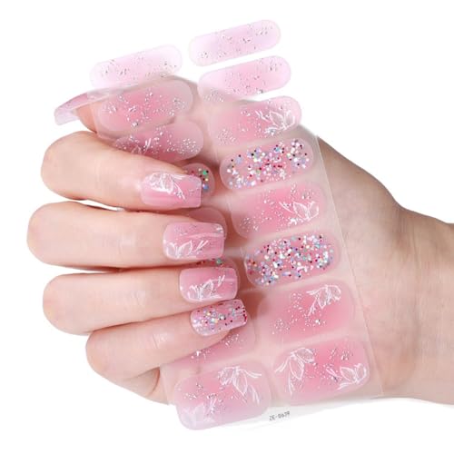 Nails Art Sticker Nails Polish Sticker Christmas Gels Strips Polish Strips Art Decortions Christmas Gels Nail von ZEPFJHE